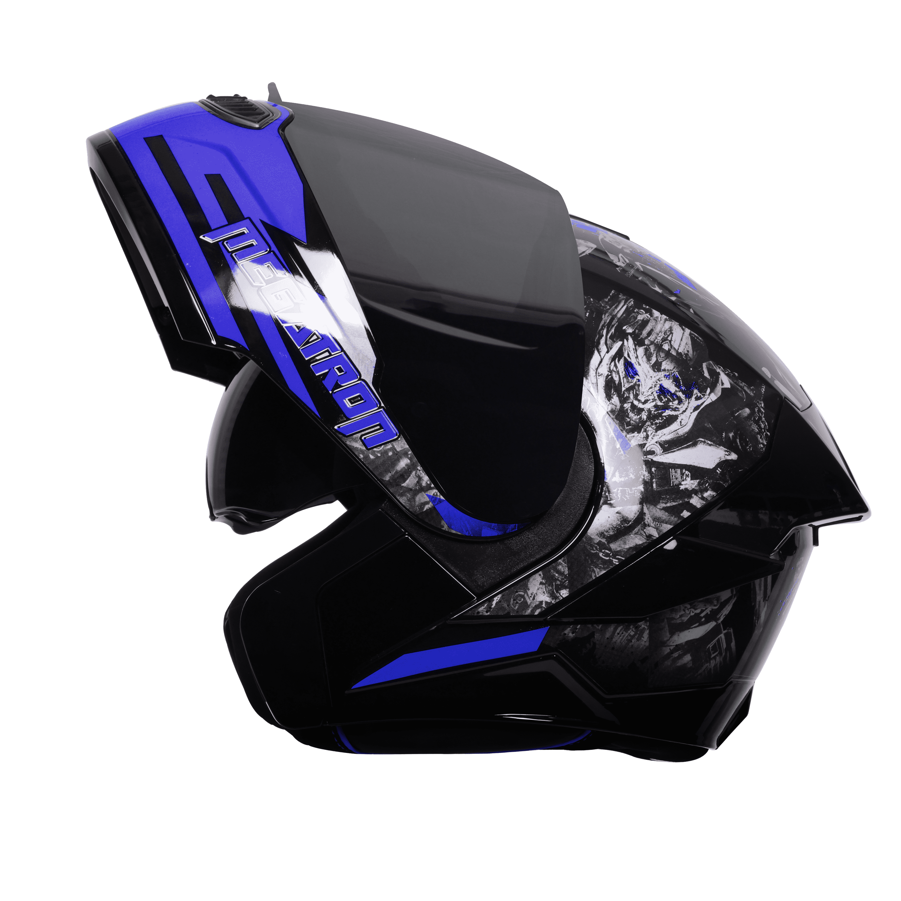 SBA-8 ISS MEGATRON GLOSSY BLACK WITH BLUE